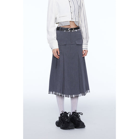 Fashion American Preppy Style Skirt Women