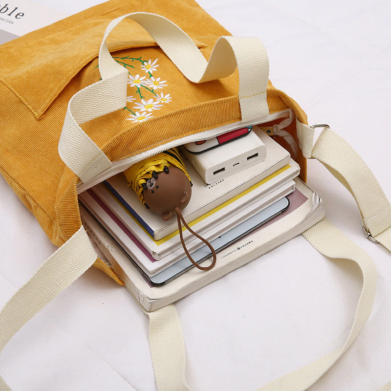 Women's Fashion Casual Single Shoulder Canvas Bag