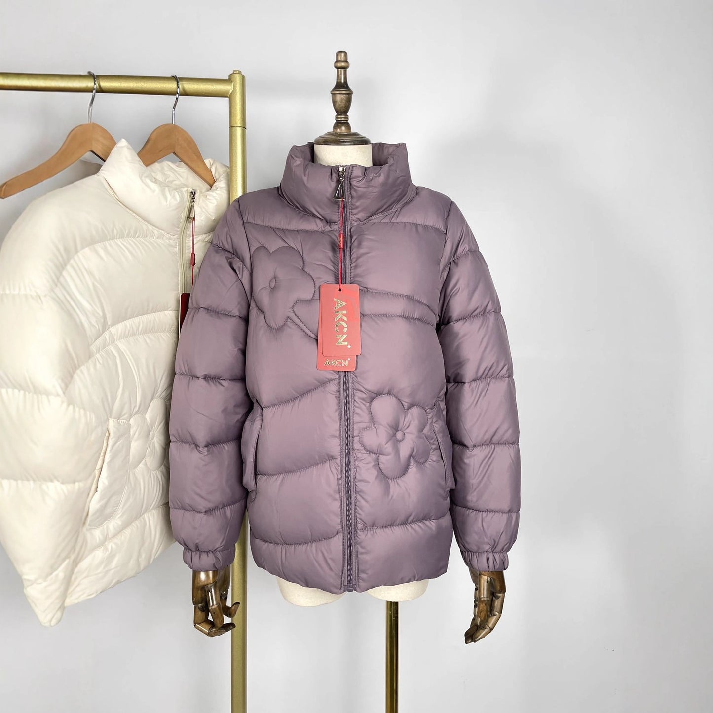 Winter Mid-length Down Cotton Jacket