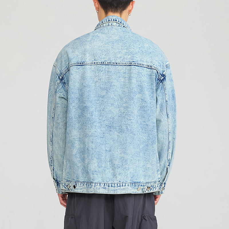 Amerikansk vintage denimjakke til mænd