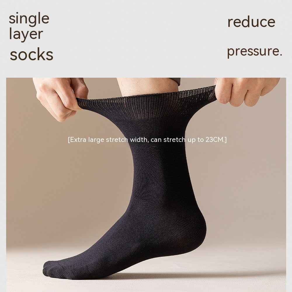 Men's And Women's Loose Large Size Cotton Plus Size Tube Socks