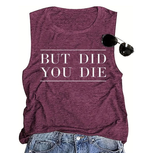 Fashion Letter Printing Popular Round Neck Vest