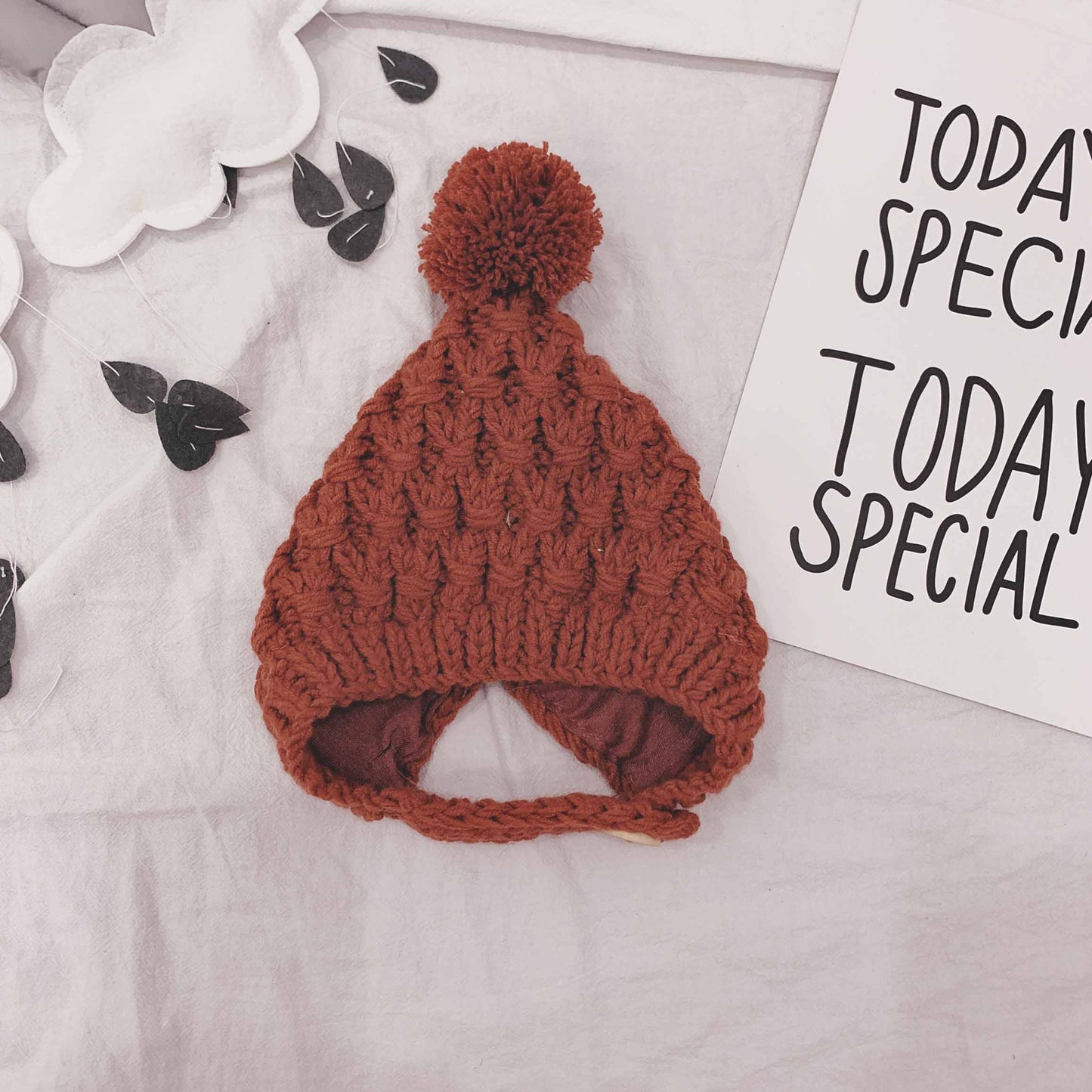 Baby Knitted Hat Baby Western Style All Match