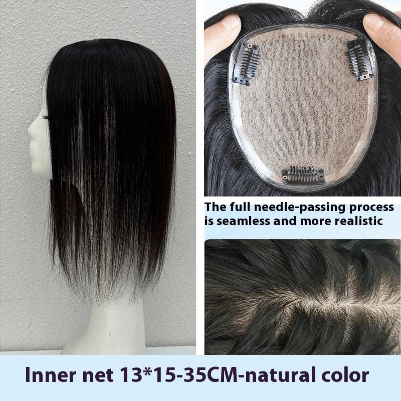 Wig Set Female High Cranium Full Real Person