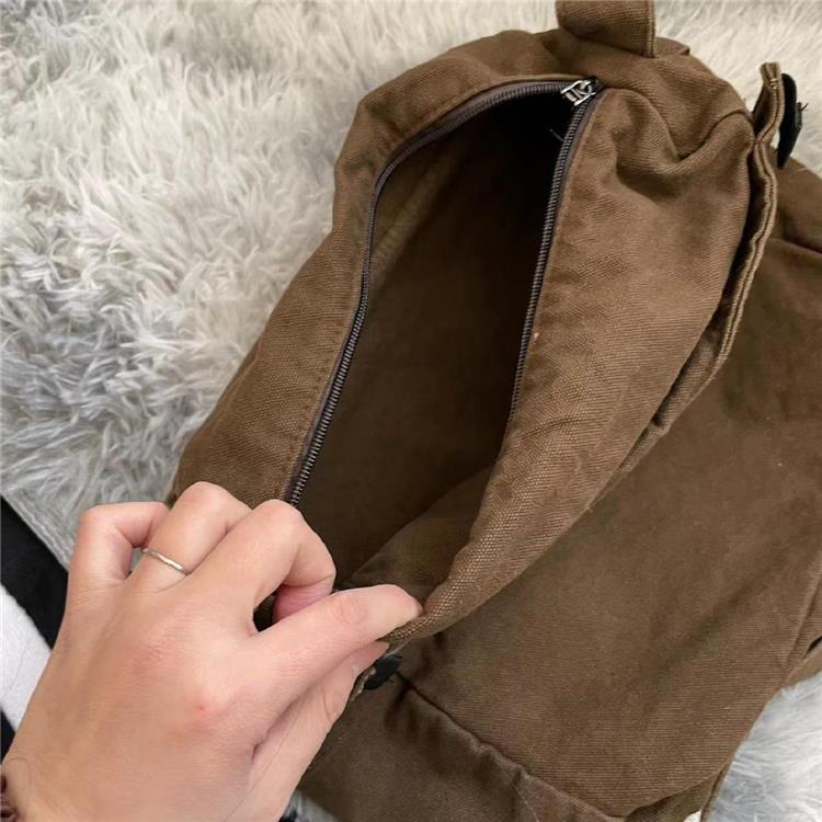 Autumn Vintage American Patch Distressed XINGX Crossbody Bag