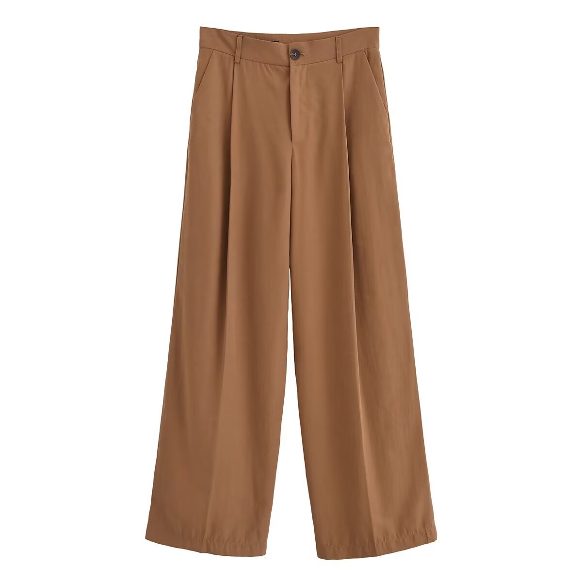 Stylish Simple And Versatile Casual Draping Long Pleated Pants