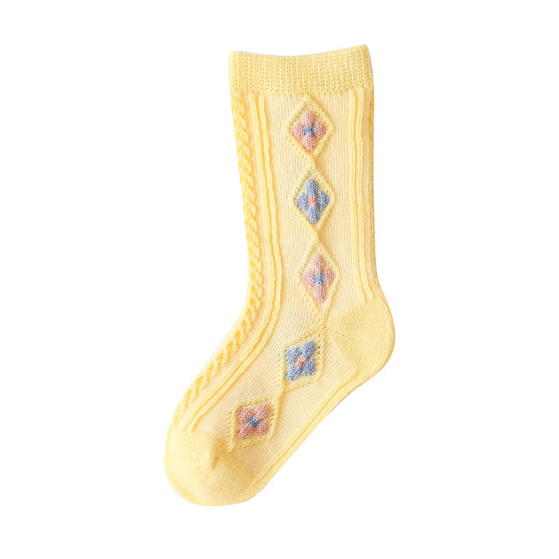 Children's Girls' Breathable Loose-mouth Baby Socks