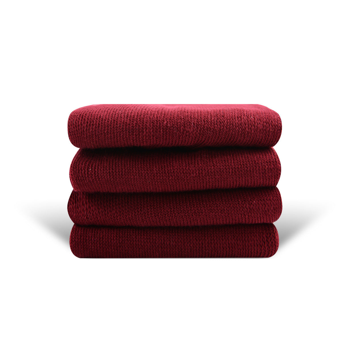 Solid Color High-elastic Mid-calf Boneless Macaron Colored Cotton Socks