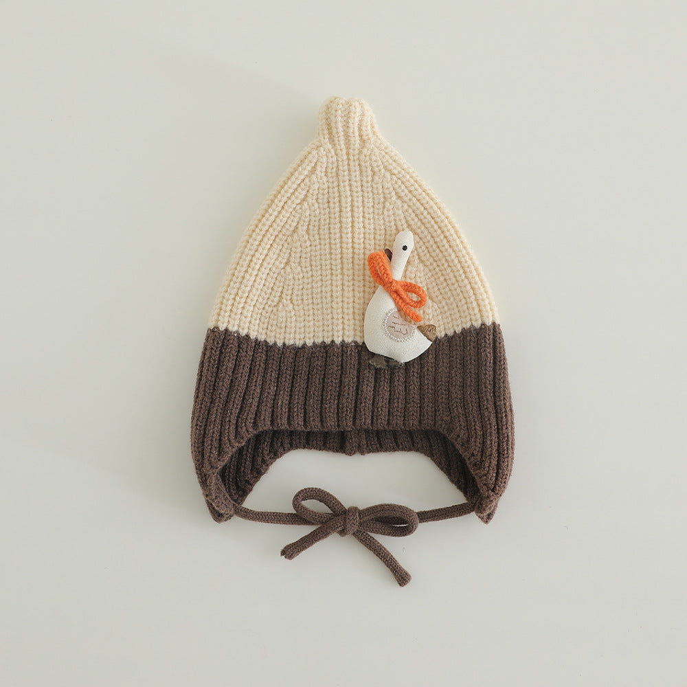Autumn And Winter Thermal And Windproof Knitted Earlobe Hat
