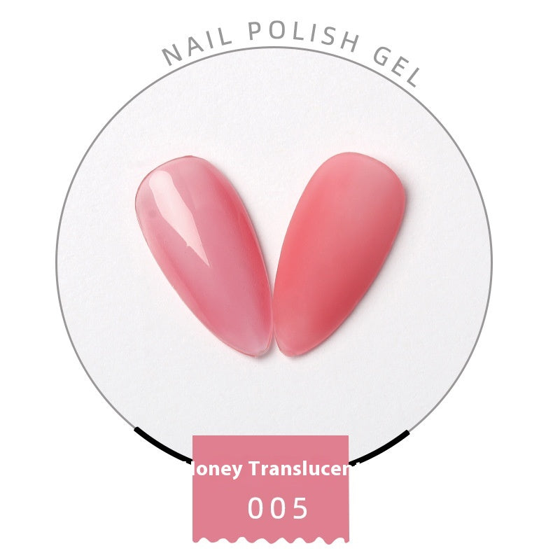 Honey Transparent Nude Color Phototherapy Plastic Manicure