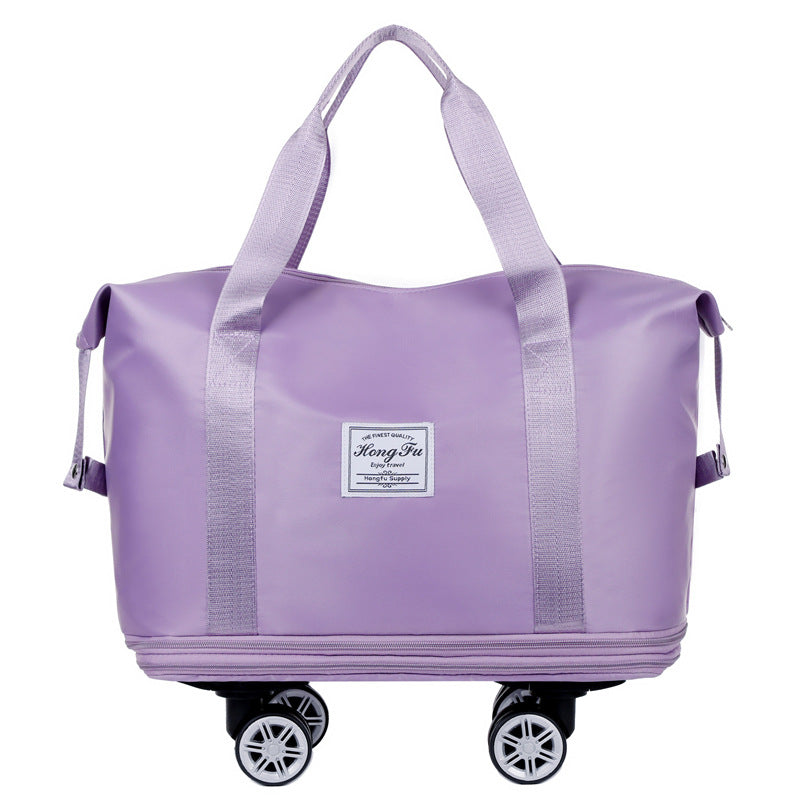 Universal Wheel Expandable Luggage Oversized Capacity Travel Bag