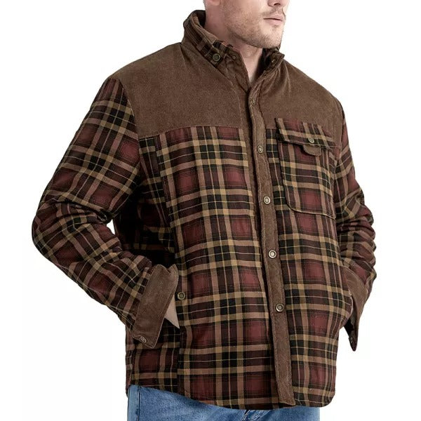 Men's Plus Fleece Warm Cotton Jacket