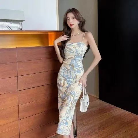 Waist-cinching Mid-length Dress That Flatters