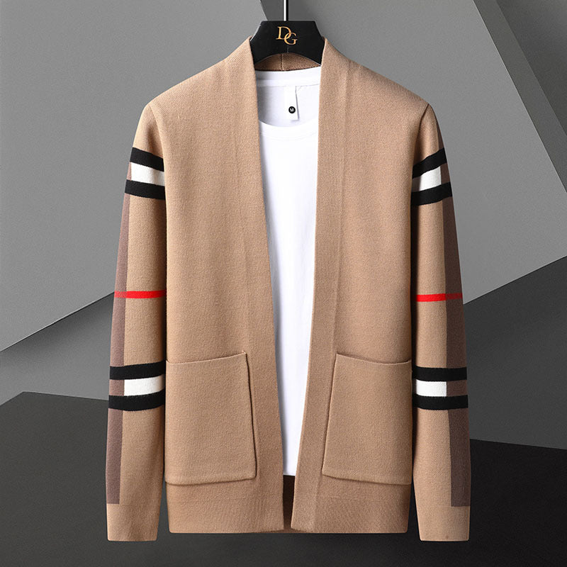 Versatile And Handsome Sweater Knitted Coat