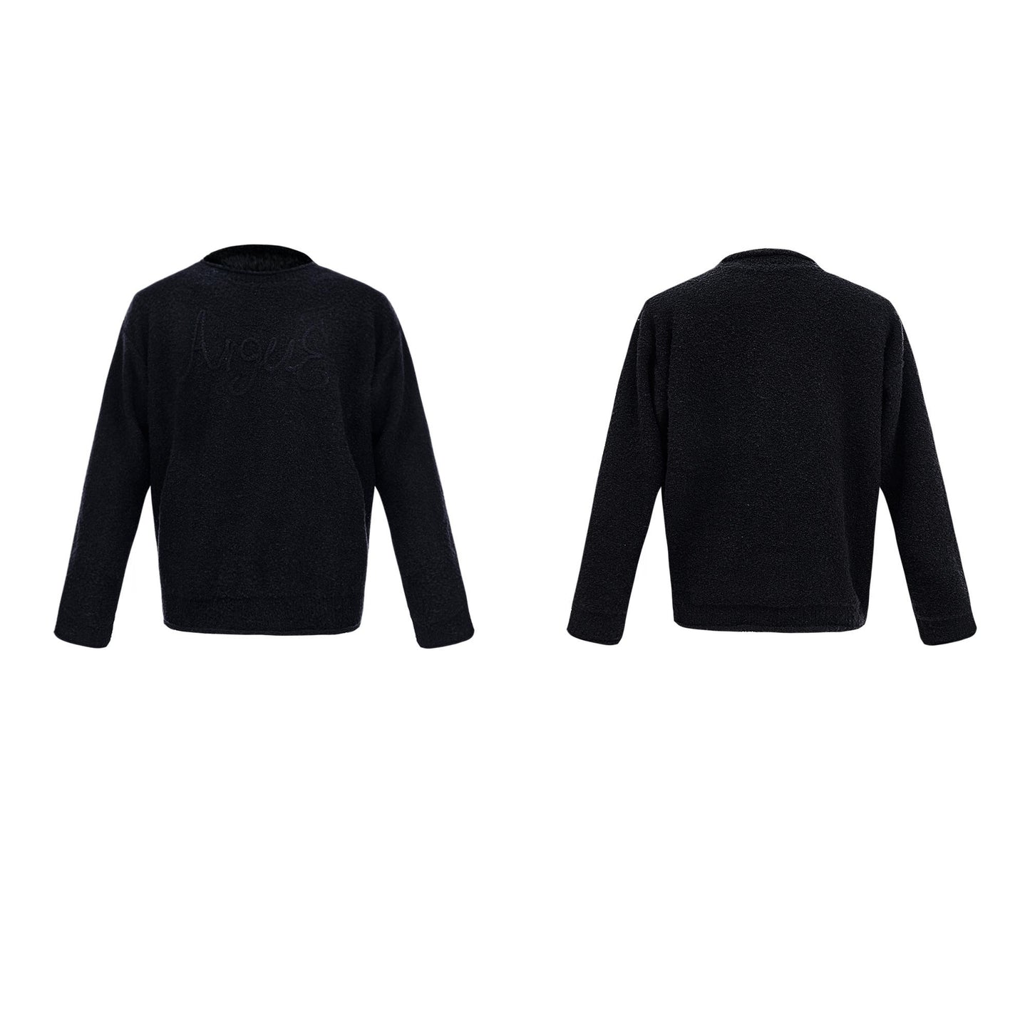 Autumn And Winter Niche Plush Stereo Embroidered Sweater