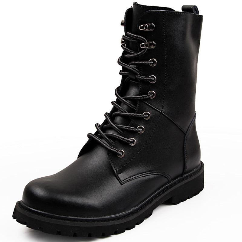 Men's Wear-resistant Plus Velvet Warm Martin Boots Retro