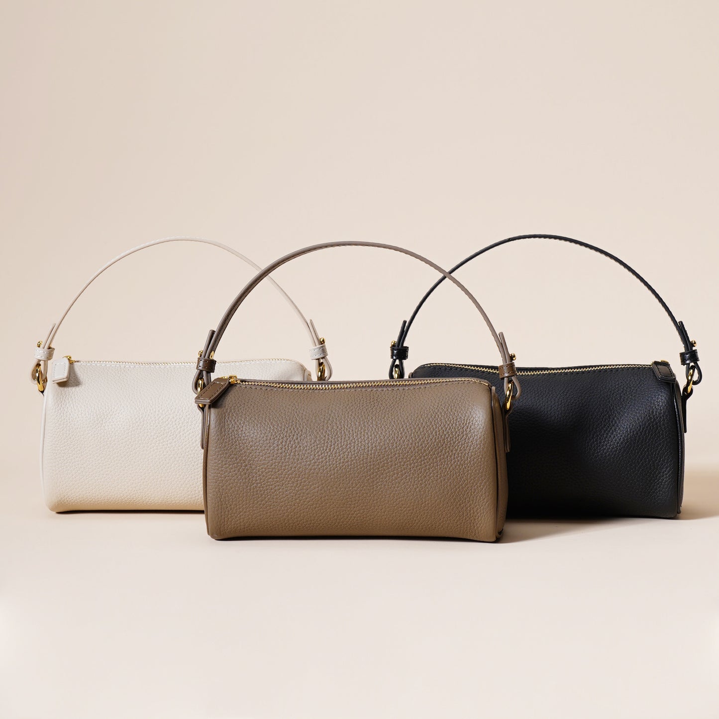 Top Layer Cowhide Advanced Simple Texture Underarm Bag
