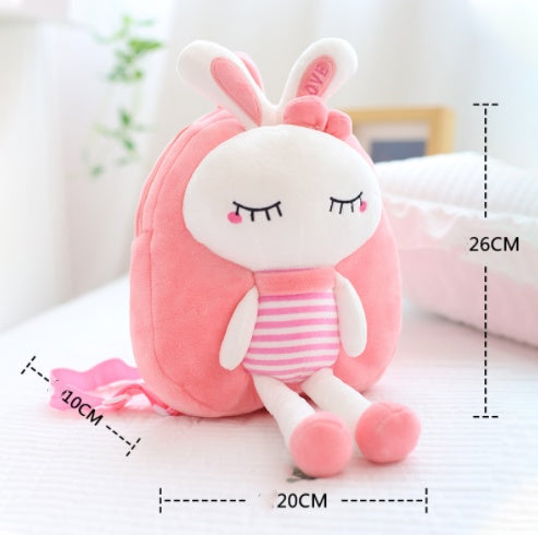 Children's One-shoulder Fashion Plush Embroidered Fabric Mini Bag