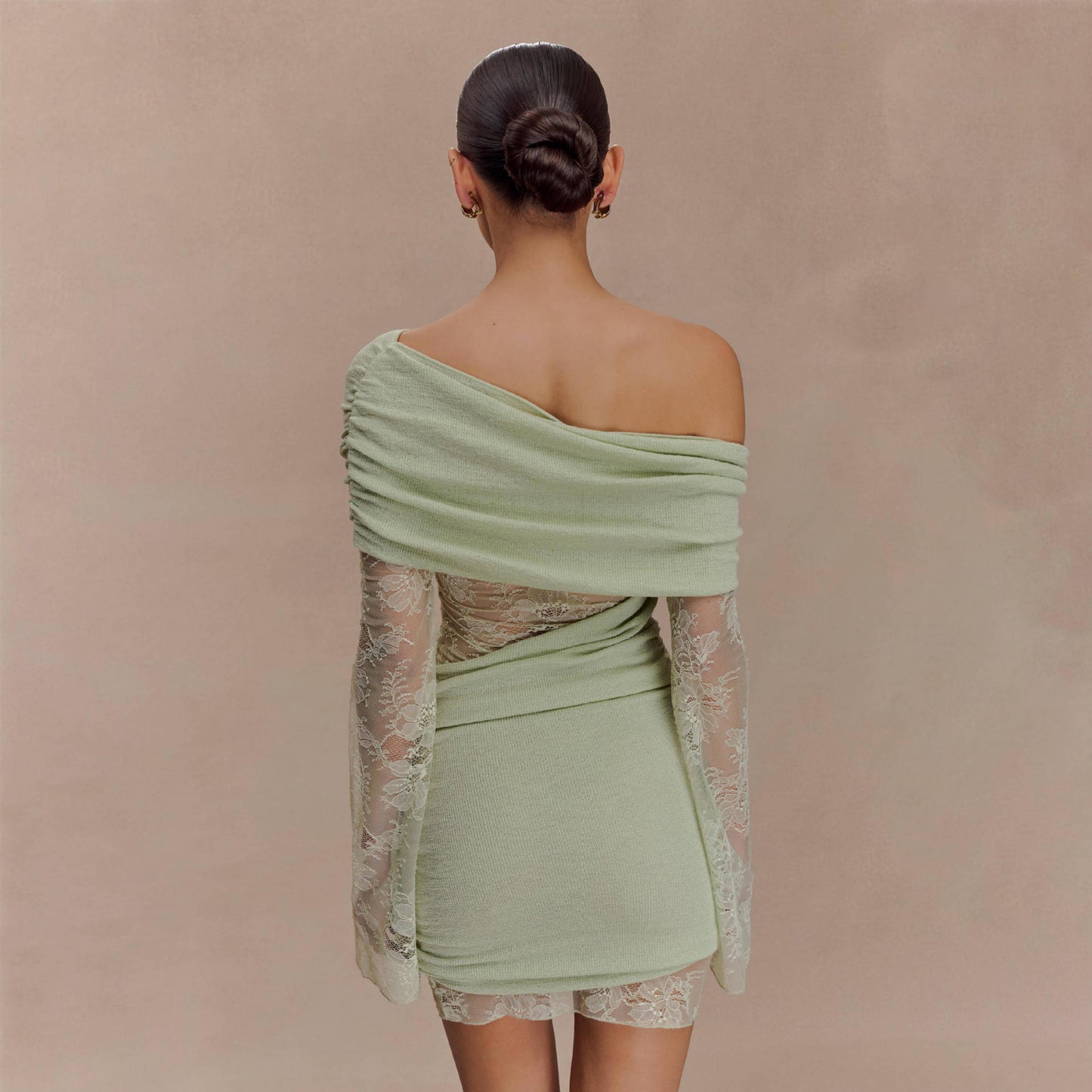 Sexy Lace Sheer Beach Cover-up Bikini Swimsuit Beach Dress