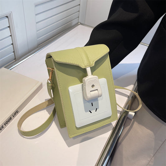 Clashing Shoulder Crossbody Mobile Phone Bag