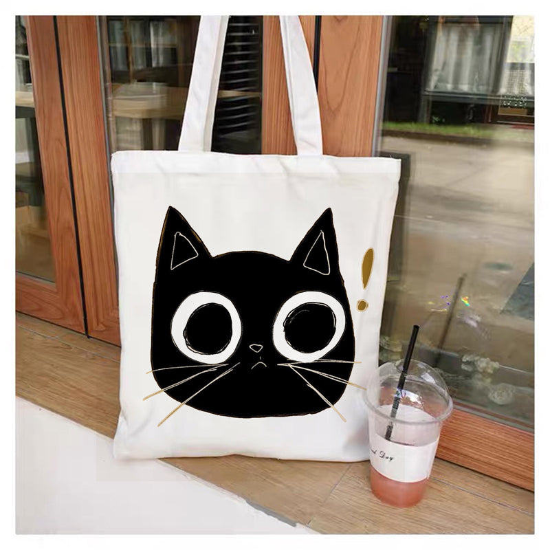 Printed Student Hand-held Shoulder Canvas Bag