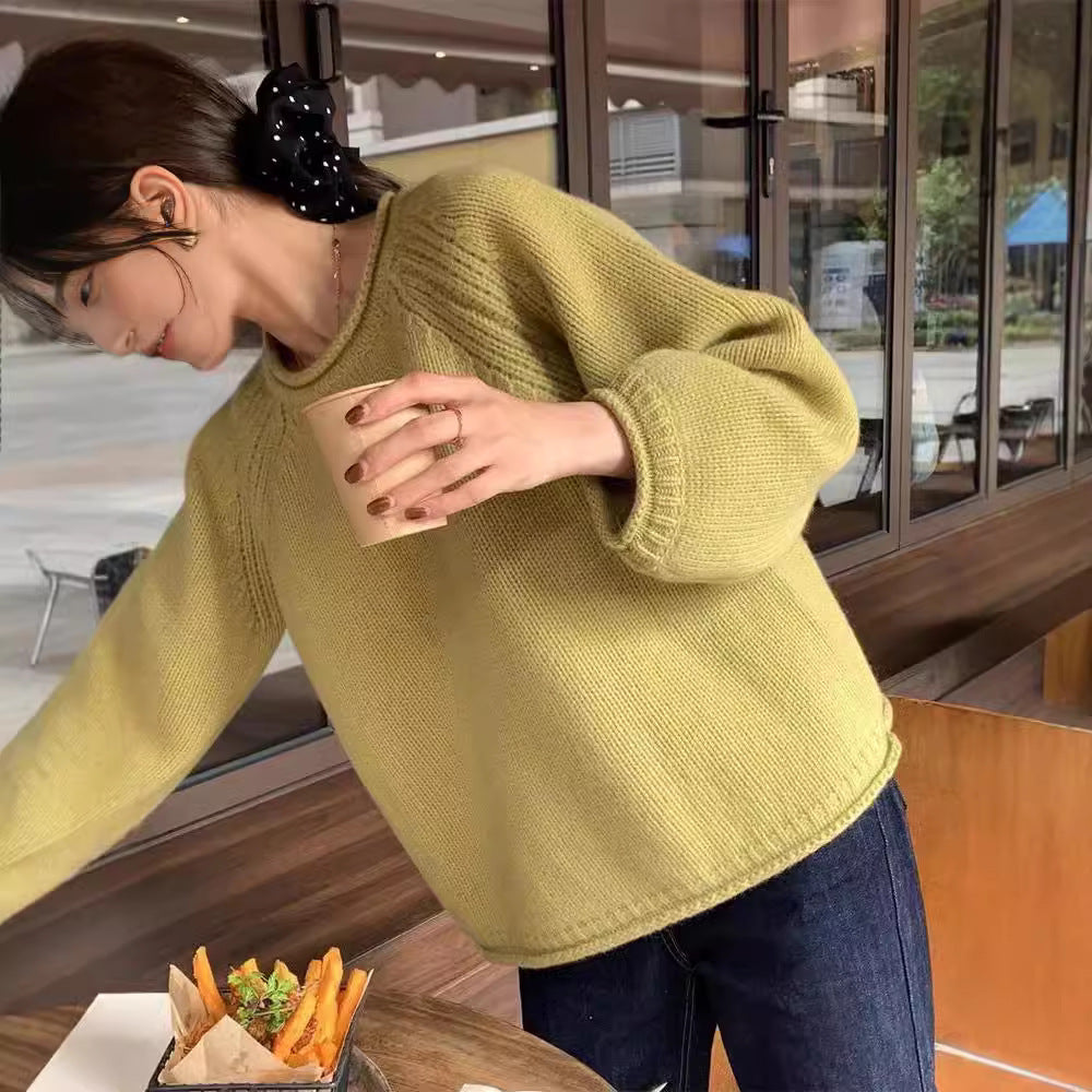 New Korean Style Gentle Pullover Top
