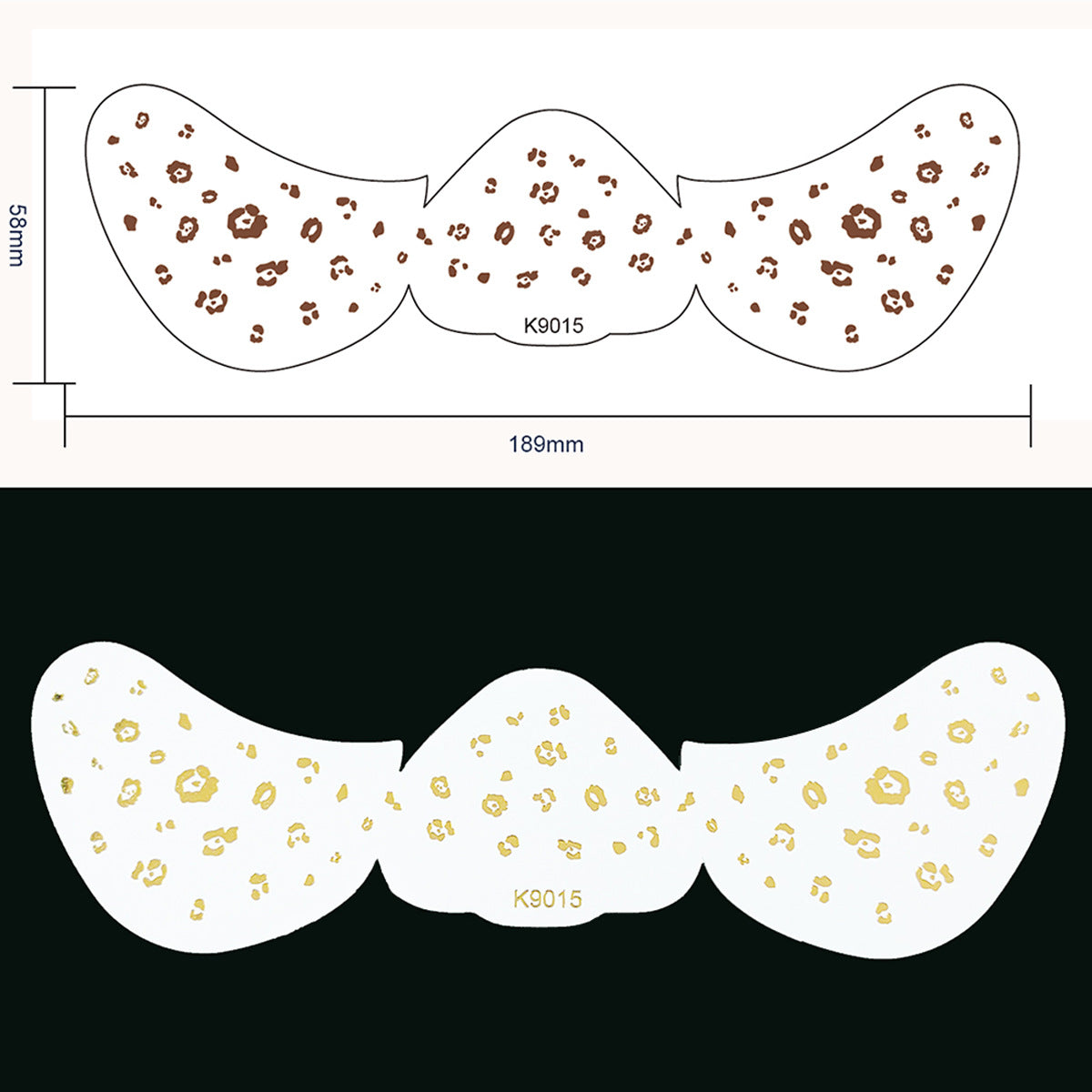 Facial Freckles Stickers Gilding Freckle-like Dots Tattoo Sticker Waterproof Eye Stickers For Women