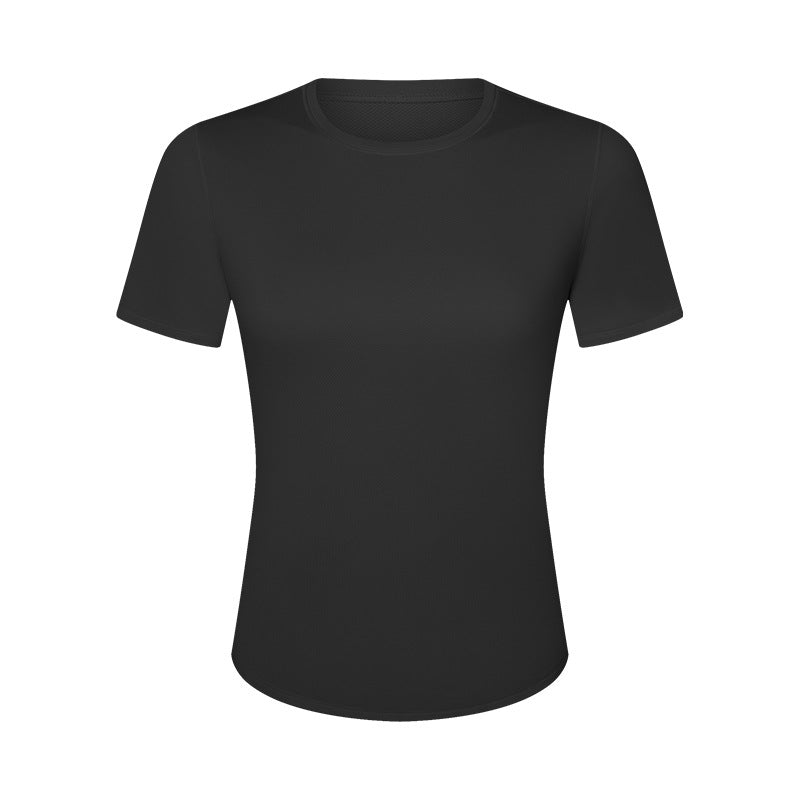 Comfortable Nude Feel Slim Fit Slimming Yoga Running Sports Quick-drying T-shirt
