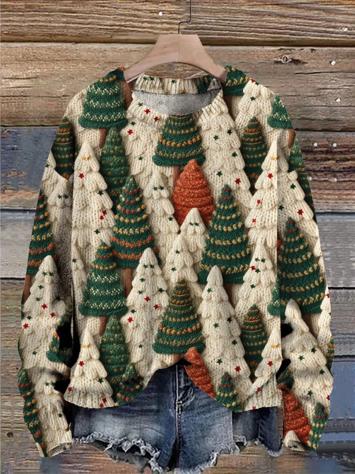 Chunky-knit Crewneck Sweater In A Thick, Heavyweight Fabricno Hood