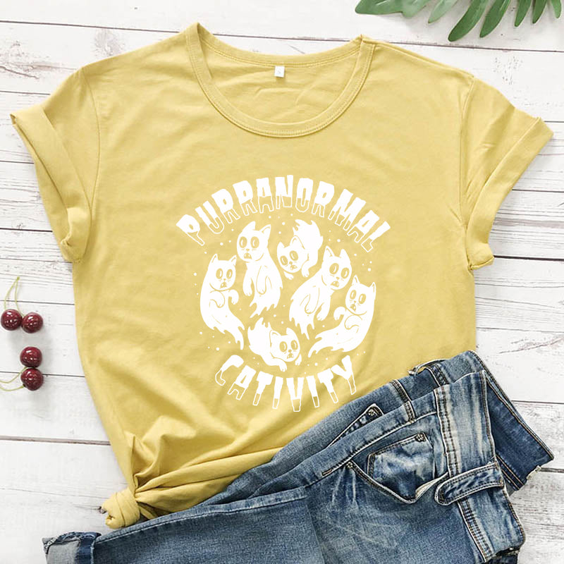 Casual Print Crew Neck Short Sleeve Slim Fit T-Shirt Top