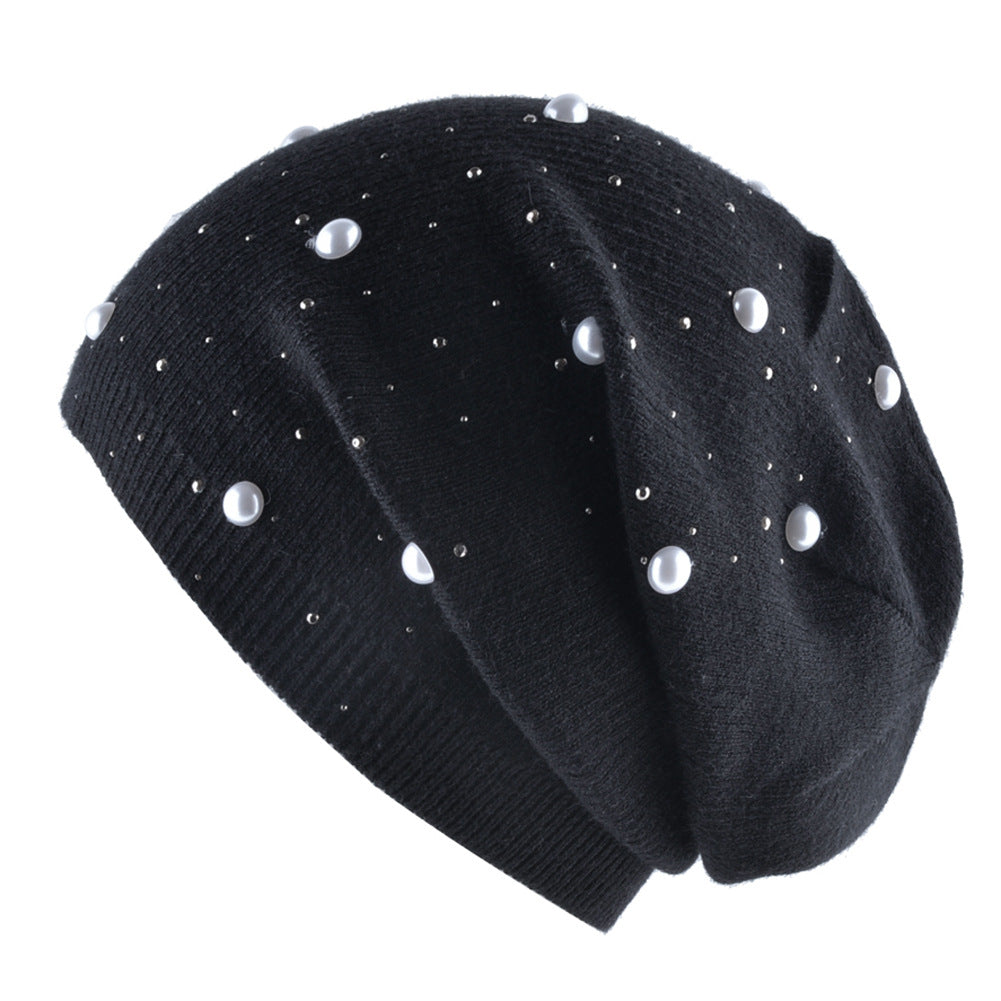 Warm Hot Drill Ladies Rabbit Fur Knitted Hat