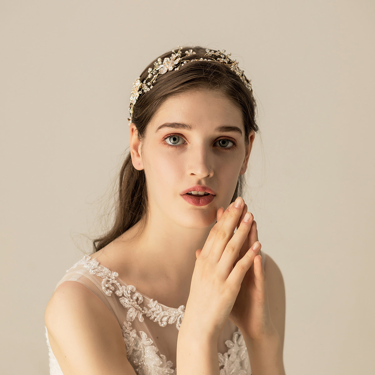 Crystal Bridal Hair Accessories Exquisite Alloy Lacquer Flowers