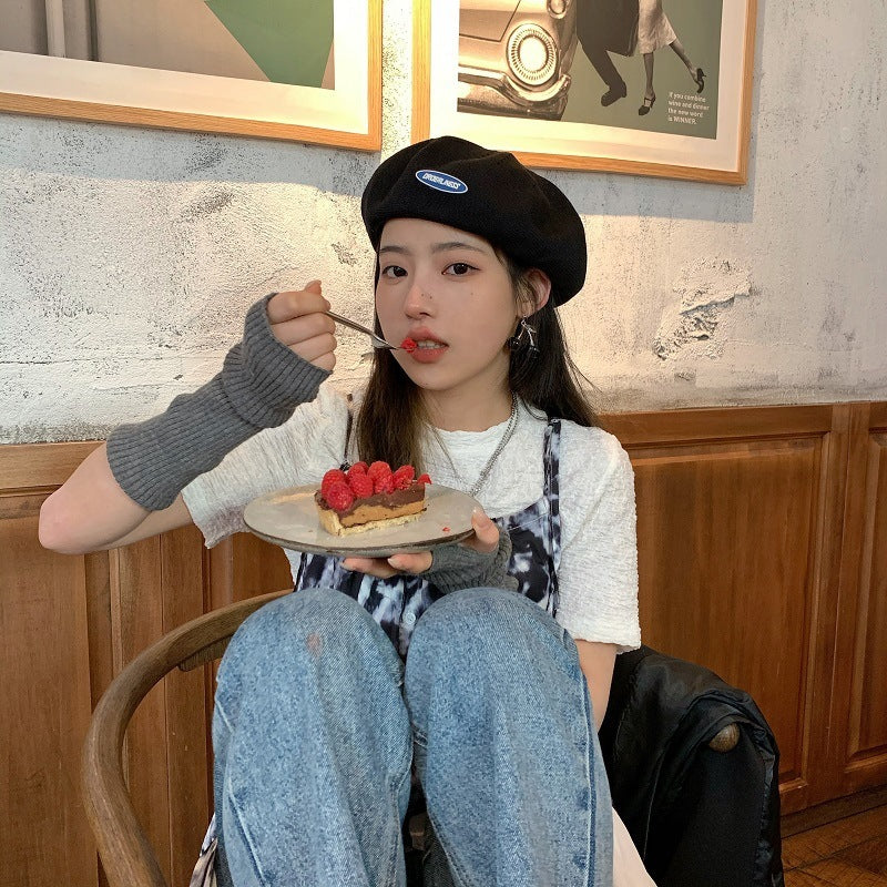 Women's Spring And Summer All-match Breathable Letter Beret