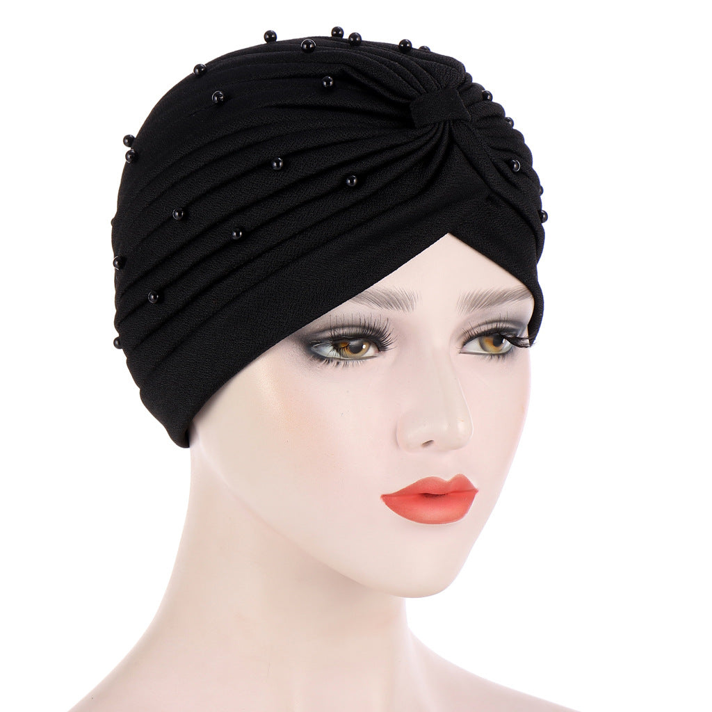 Casual Beaded Pleated Simple Toe Cap
