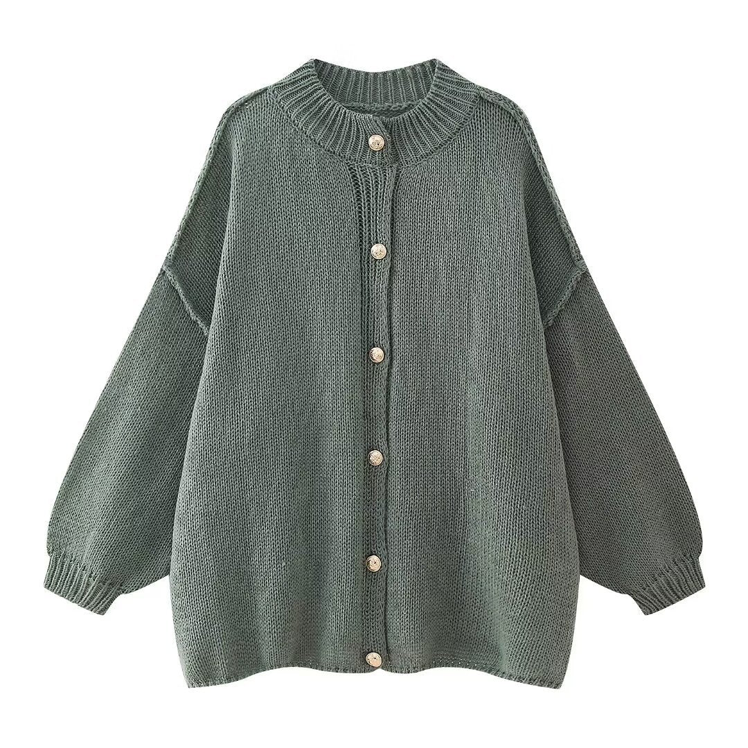 Womens Slimming Versatile Casual Long Sleeve Sweater