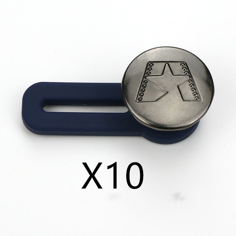 No Sew Jeans With Adjustable Expansion Waist Button