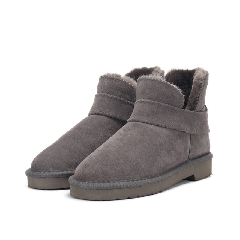 Pendant Bowknot Women's Sheepskin Boots