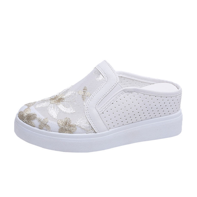 Lazy Slippers Platform Muffin And Mesh Top