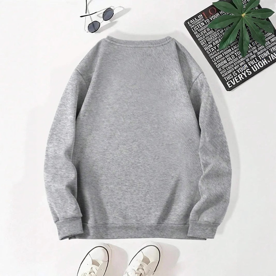 Cartoon Coralin Printed Ins Trendy Cool All-match Women's Sweater