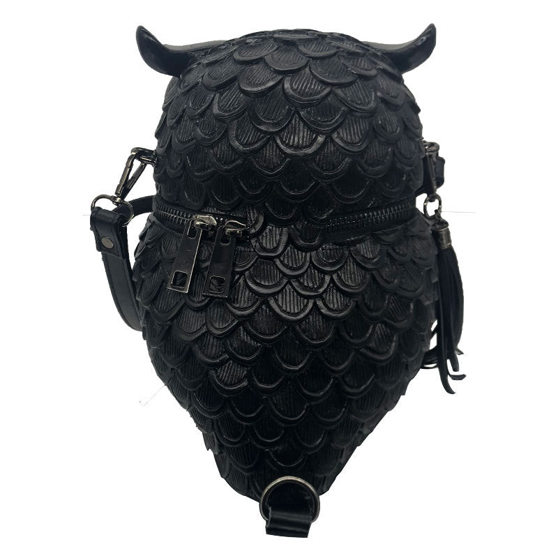Fashion Embossed Animal Shoulder Handbag Stereo