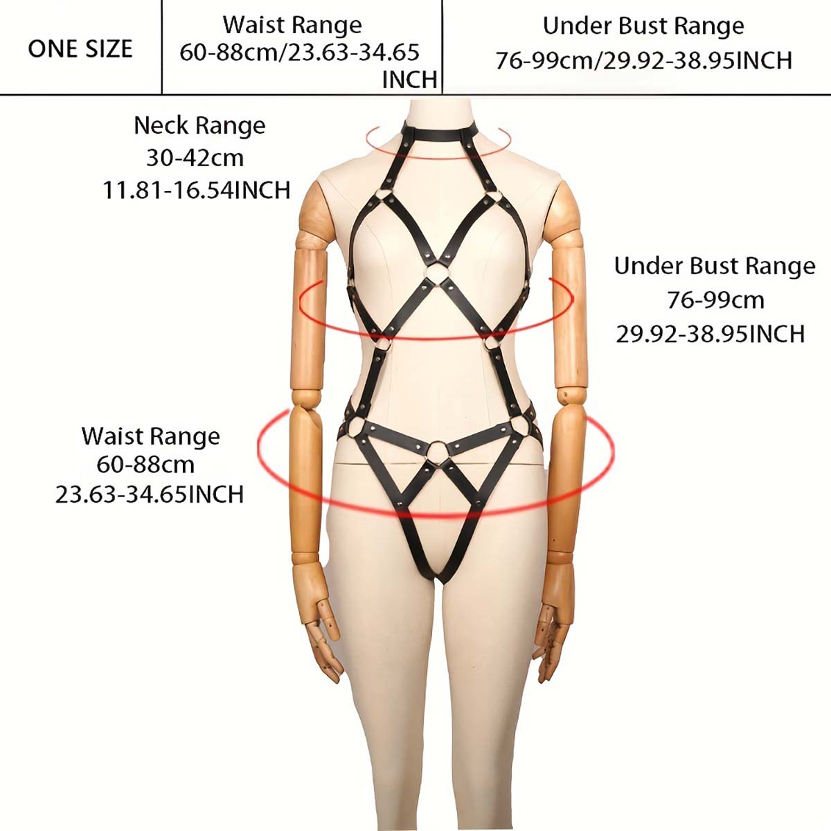 Leather Coat Bondage And Discipline Hollow Belt Clothing
