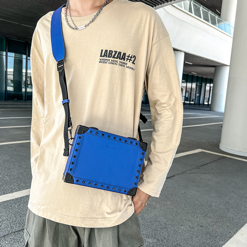Boys Niche Design Crossbody Small Square Bag