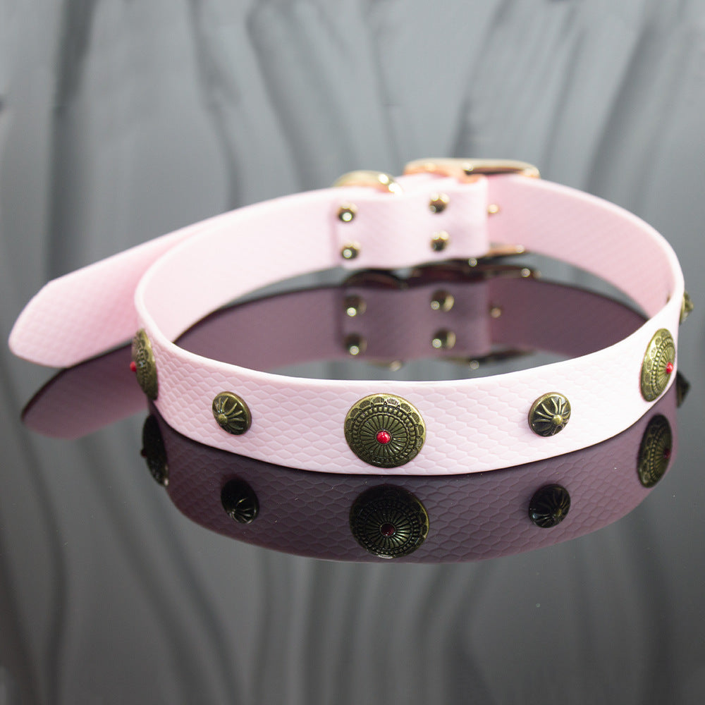 New Encapsulization Webbing Dog Collar Washable And Easy To Clean