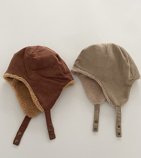 Quilted Lamb Wool Ushanka Women's Double-sided Wear
