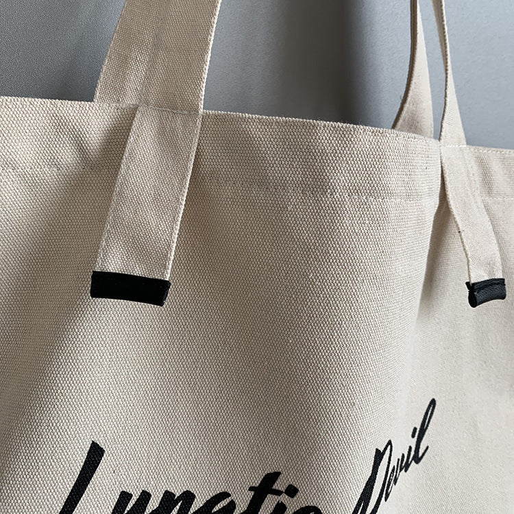 Simple Canvas Bag Shoulder For Female Students