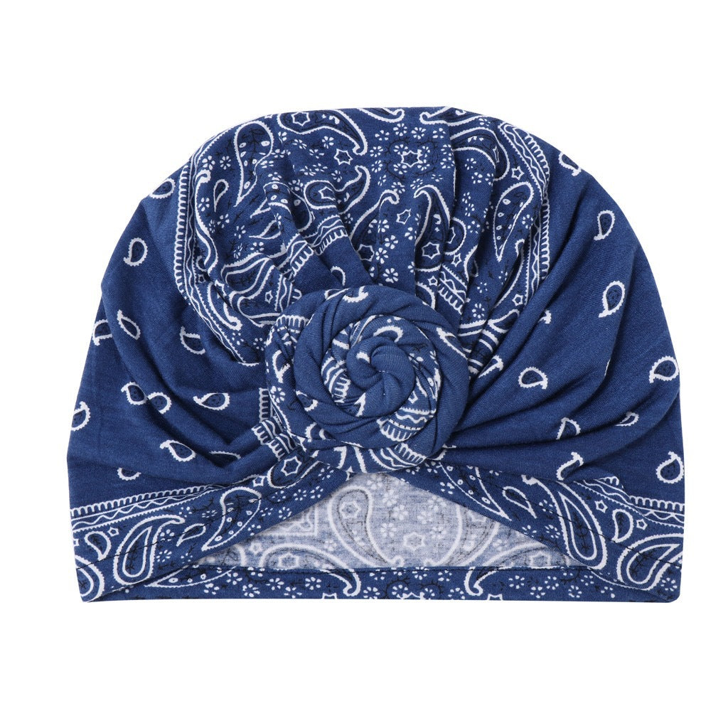 Snail Spiral Bandana Multicolor Small Hat