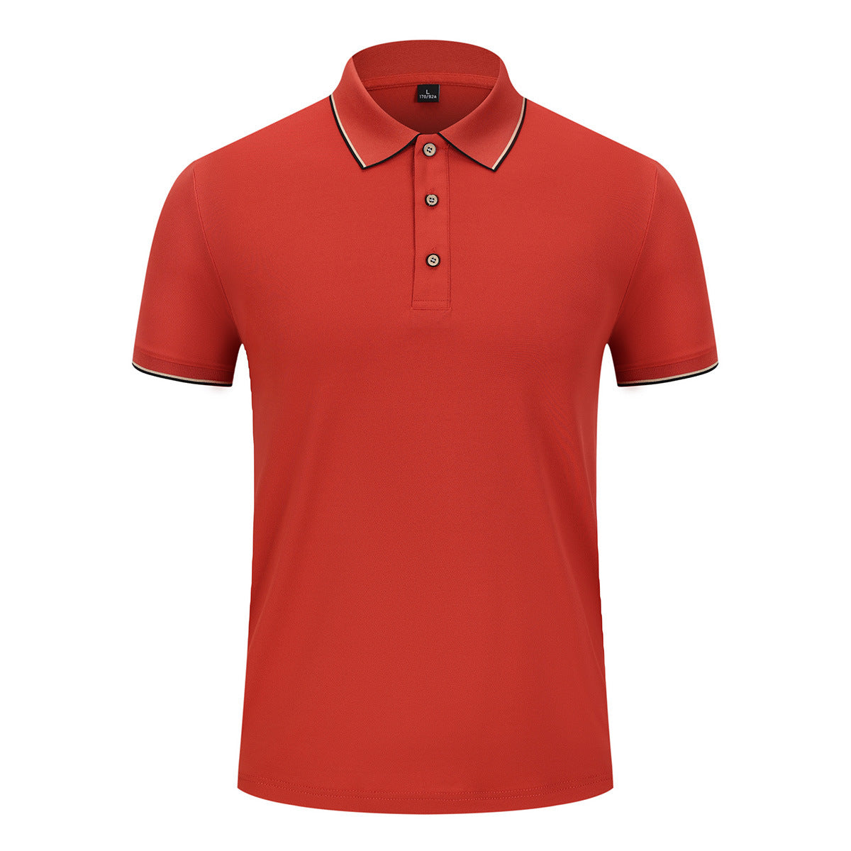 Men And Women Ice Silk Lapel T-shirt