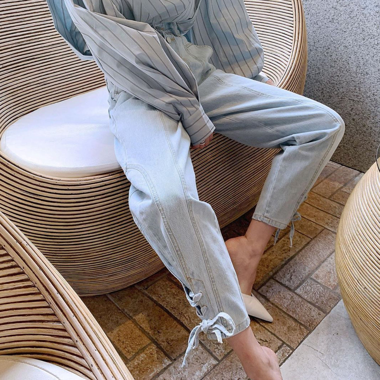 High Waist Loose Wide Leg Jeans