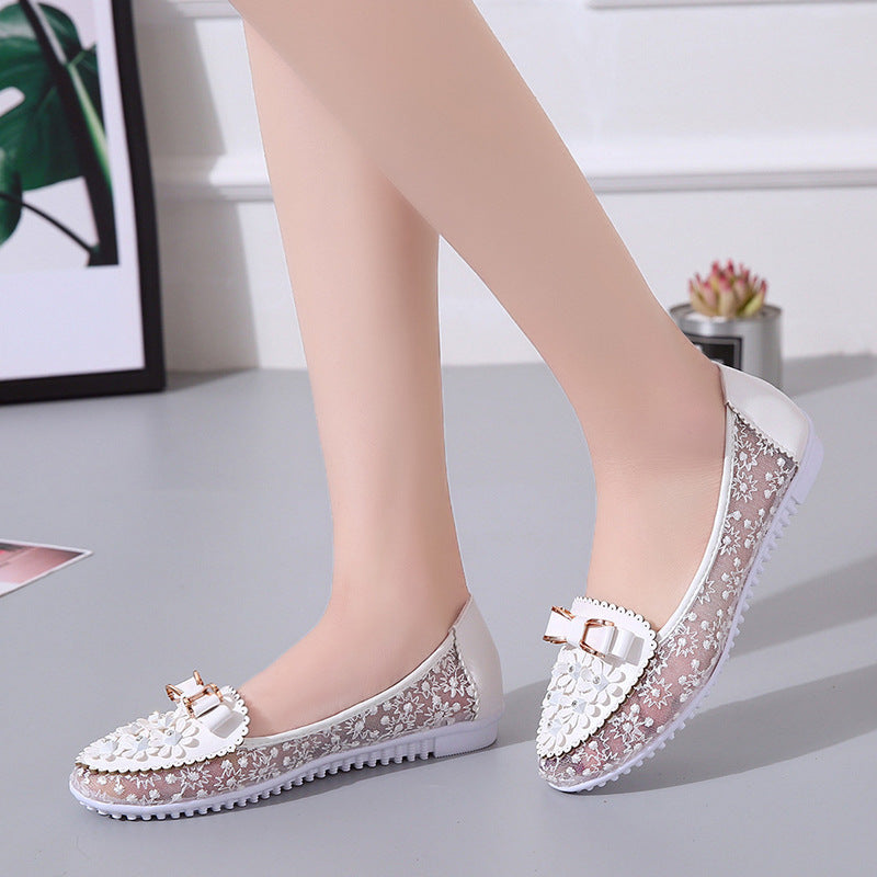 Women's Leather Shoes Soft Bottom Non-slip