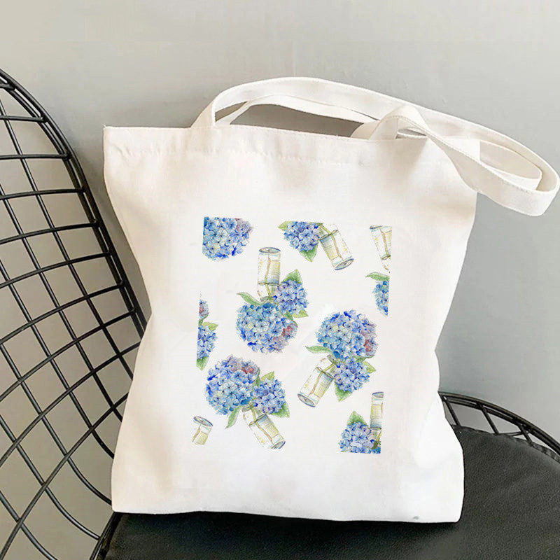 Printed Canvas Personalized One Shoulder Women's Fashionable Handbag